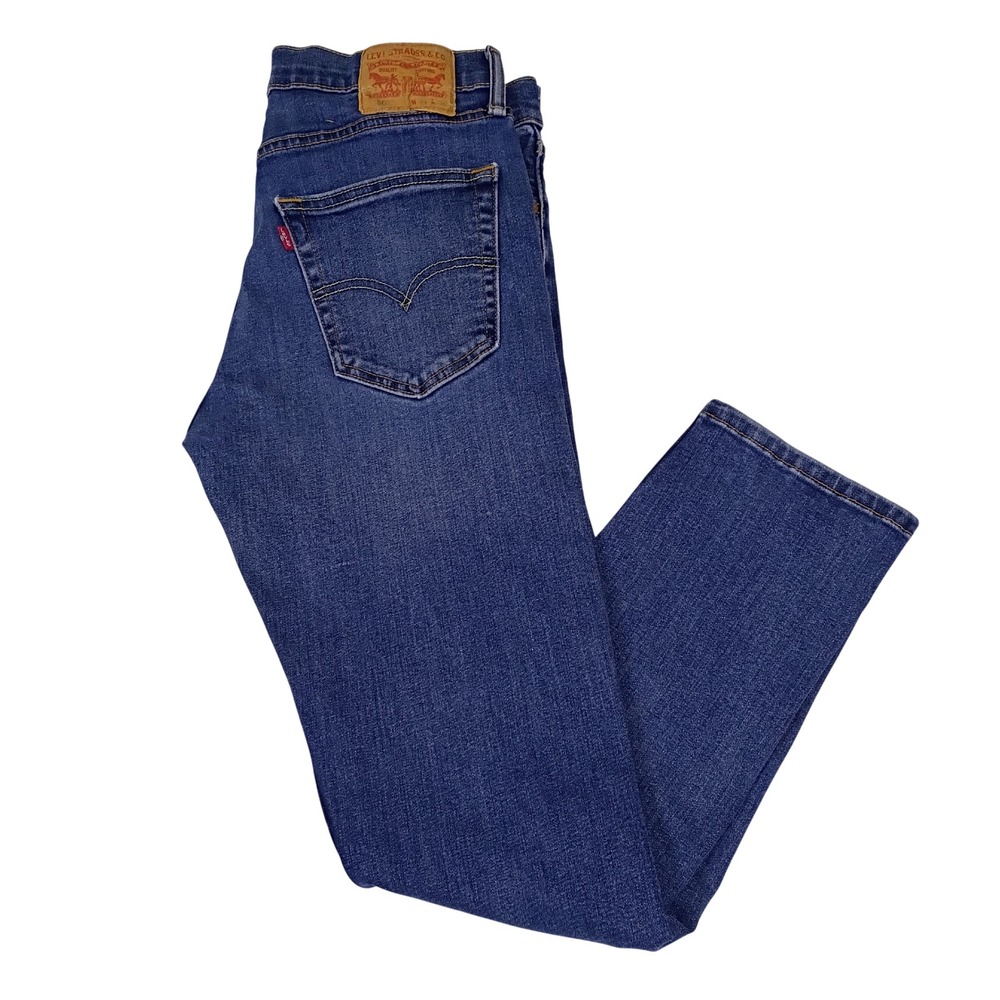 Levi's Jeans Mens 502 Regular Fit Tapered Blue Denim Size 31x30 Fit 32x28